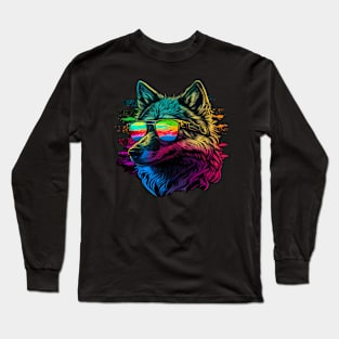 RGB Wolf or is it a German shepherd dog :P ? Long Sleeve T-Shirt